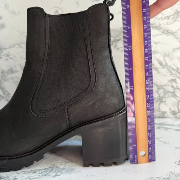 Thursday Boot Women 8.5 Knockout Boot Chelsea Black Nubuck Leather Pull On Shoe - Picture 4 of 8